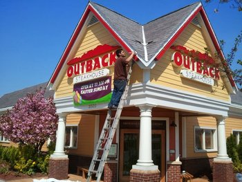 Exterior Painting Service Outback Steakhouse 